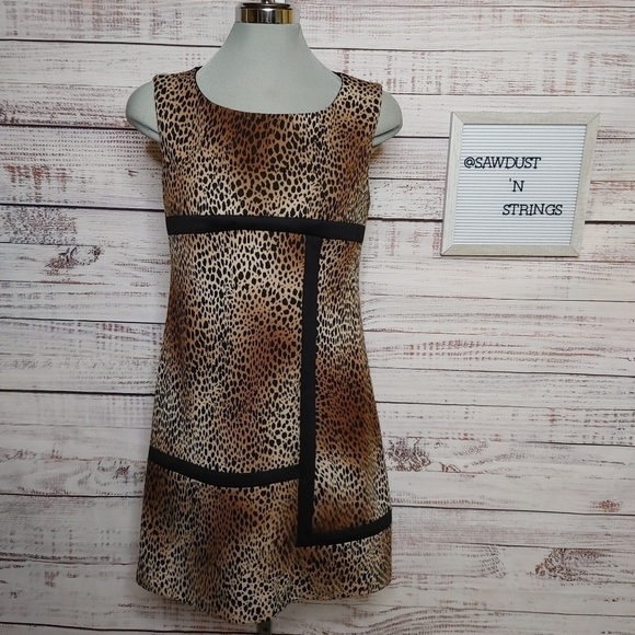 SANDRO Ferrone Leopard Print Dress Size M - Picture 2 of 11